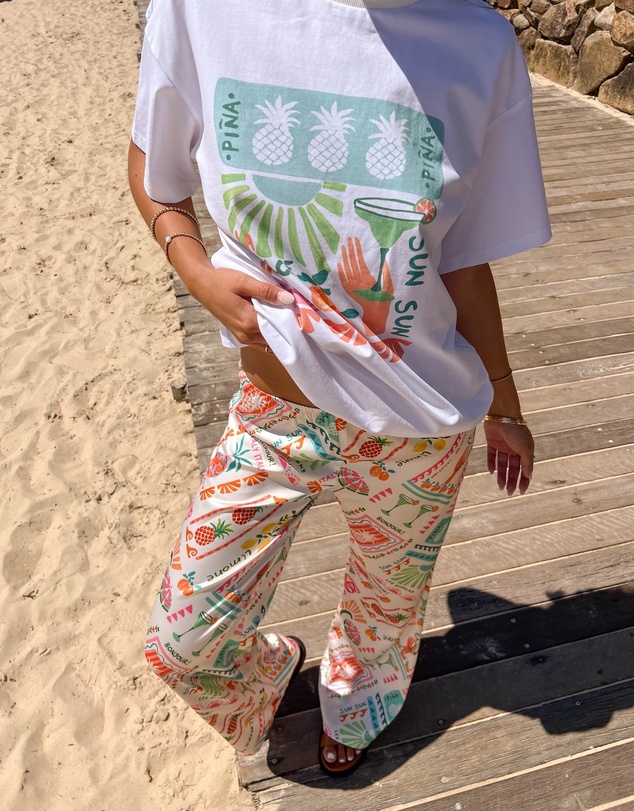 Beginning Boutique - Jaz Dolce Vita Print Tee