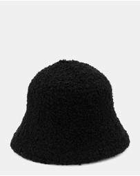 Morgan & Taylor - Montana Teddy Cloche Hat in Black