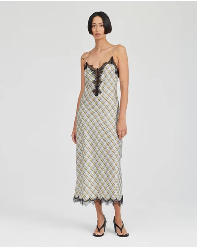 Third Form - Kept Close Bias Slip Dress