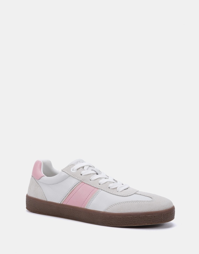 Clarks - Arles White/Pink