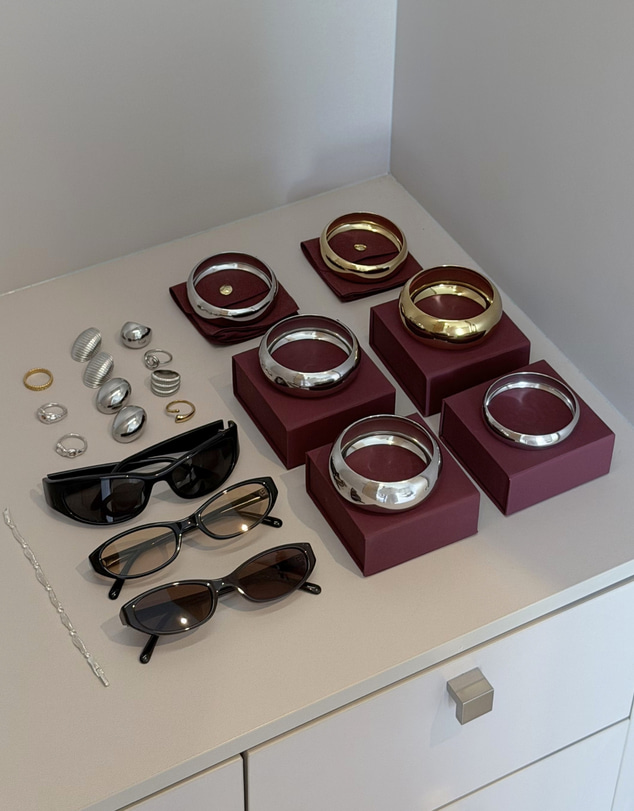 HOUSE OF SLANI - Adele Chunky Gold Bangles
