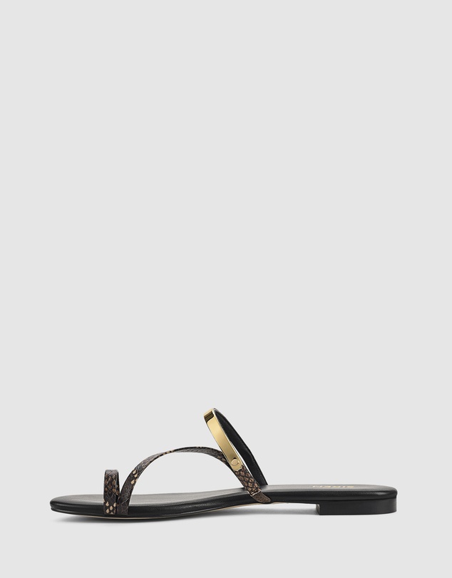 Siren - Miles Strappy Flat Sandals