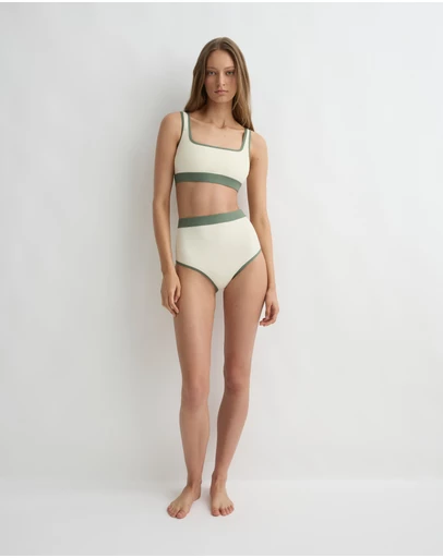 BONDI BORN - Jayde Bikini Bottom - Sage (Sculpteur®)