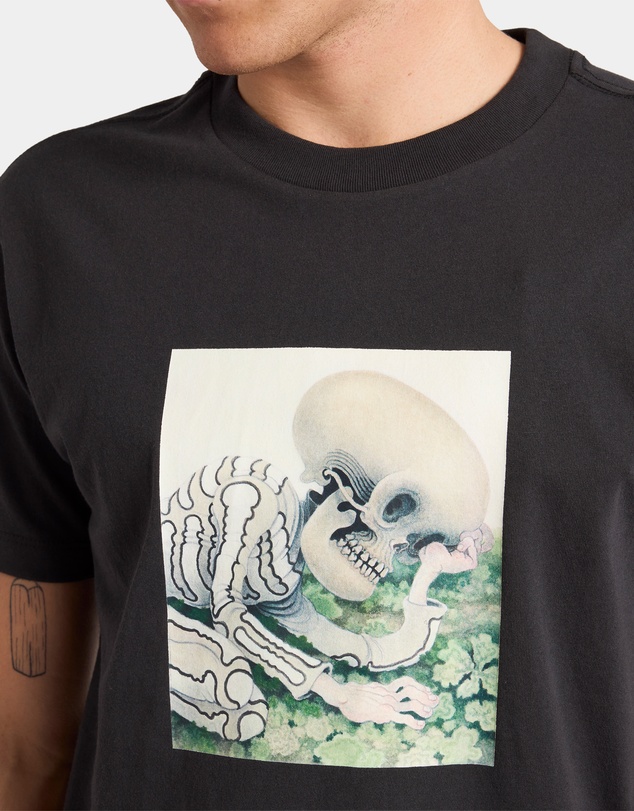 RVCA - Mens Sleepy Skeleton T-Shirt