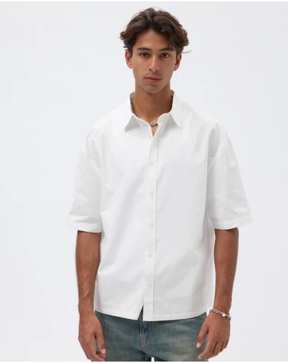 AERE - Gatz Cotton Poplin Shirt