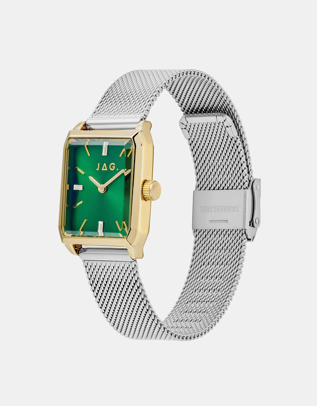 Jag - Sorrento Womens Green Dial 24mm Gold & Silver Watch