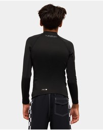 Quiksilver - Boys 8 to 16 Everyday Heat Long Sleeve Rash Vest
