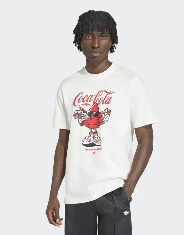 adidas Originals - ADIDAS X COCA-COLA CLASSIC SPORT GRAPHIC TREFFIE TEE Mens