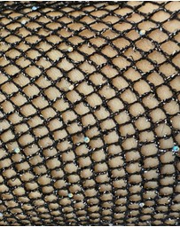 High Heel Jungle - Glam Rock Lurex Crystal Mesh Tights