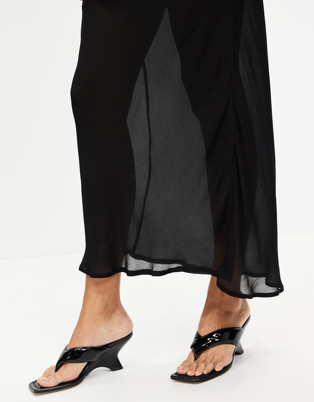 Third Form - Wisteria Sheer Bias Skirt