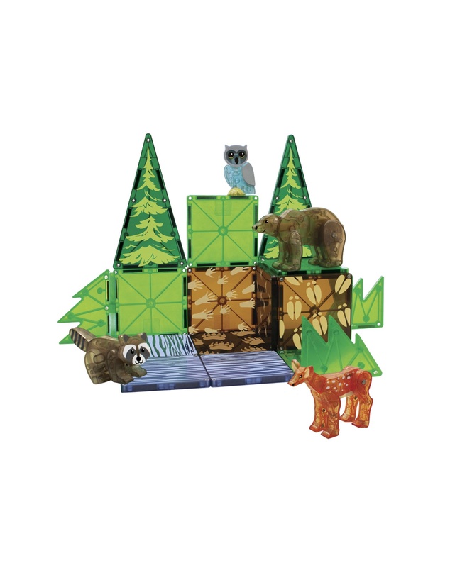 Magna-Tiles - MAGNA-TILES - Forest Animals - 25 Piece Set