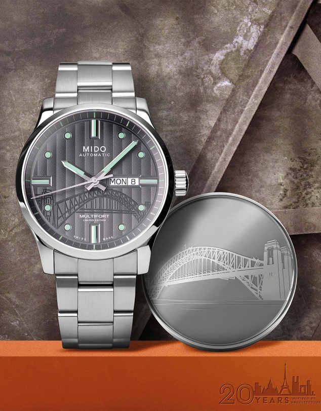Mido - Mido Multifort 20th Anniversary Inspired by Architecture