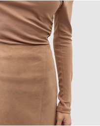 Seed Heritage - Suede Mini Skirt