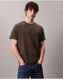 Calvin Klein Jeans - Embroidered Monogram Logo Relaxed T-Shirt