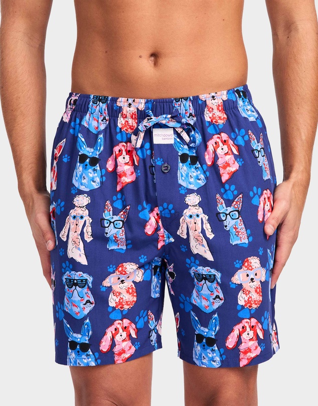 Mitch Dowd - Mitchdowd Dog Paws Bamboo Sleep Shorts