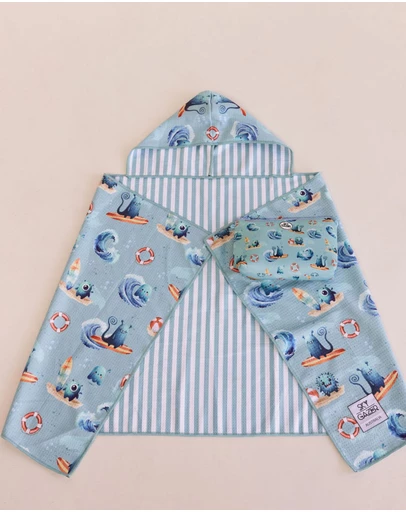 Sky Gazer - Sand Free Towel Hooded Towel- Marley
