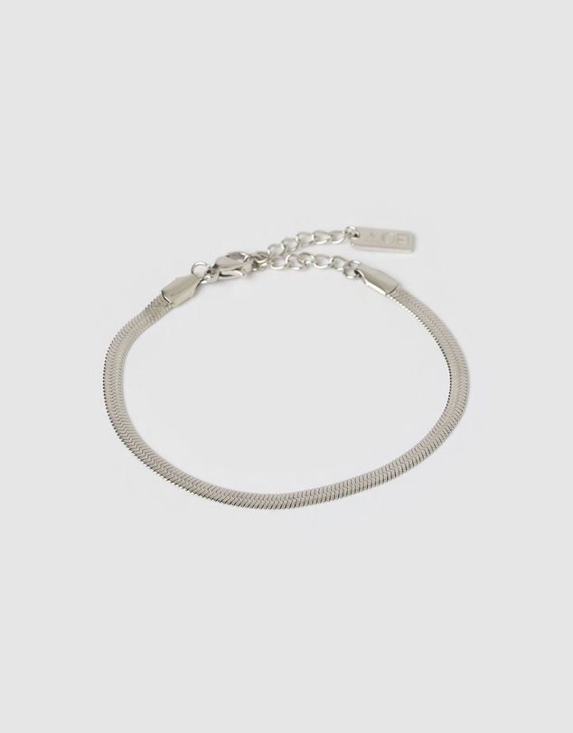 Arms Of Eve - Sylvia Silver Snake Chain Bracelet