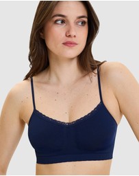 Billet Doux - Zen Attitude Crop Top Style Wirefree Bralette - 2 Pack