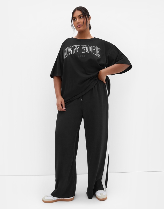 City Chic - Oversized NY Tee