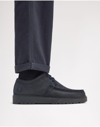 Fred Perry - Kenney Low Coated Suede Shoes - Unisex
