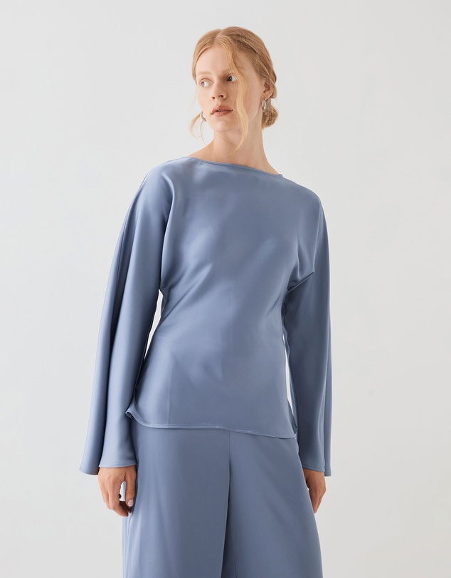 Forcast - Asma Satin Bias Cut Top