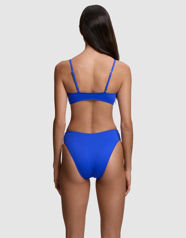 Polo Ralph Lauren - Kennedy High Leg Scoop Waist Bikini Bottom