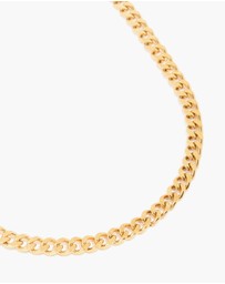 Lovisa - Waterproof Gold Plated Stainless Steel Curb Chain Necklace
