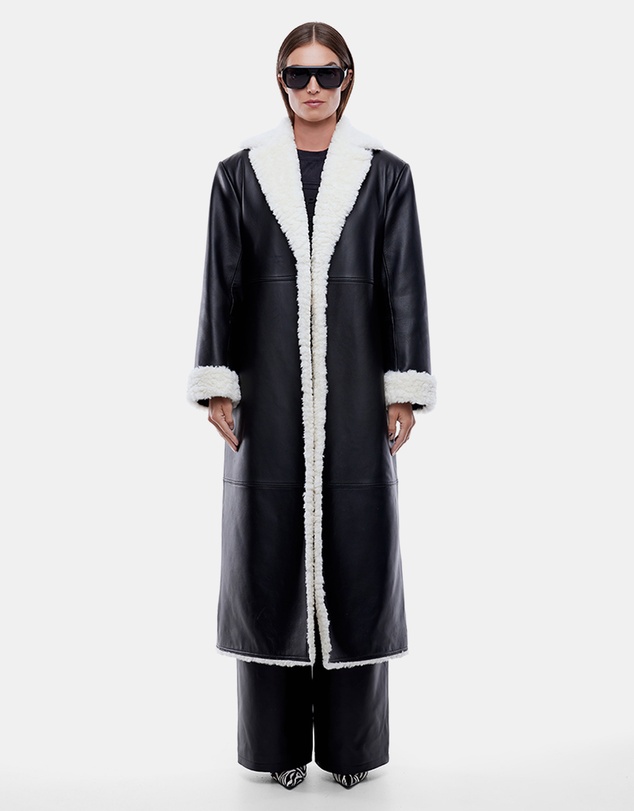 ENA PELLY - Jamie Leather Coat