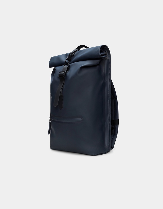 RAINS - Rolltop Rucksack Navy