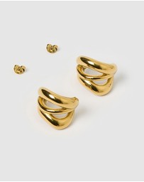 Izoa - Quinn Hoop Earrings