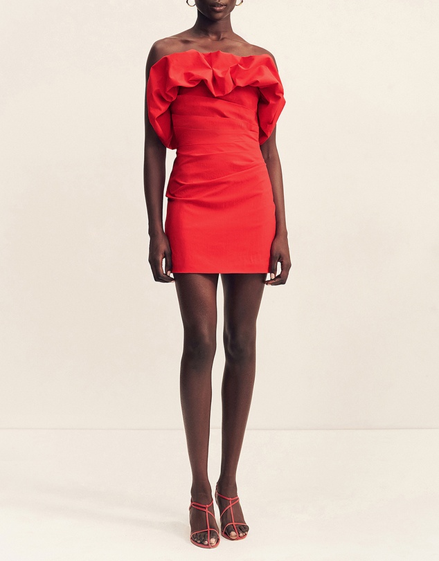 Shona Joy - Campbell Strapless Bubble Mini Dress