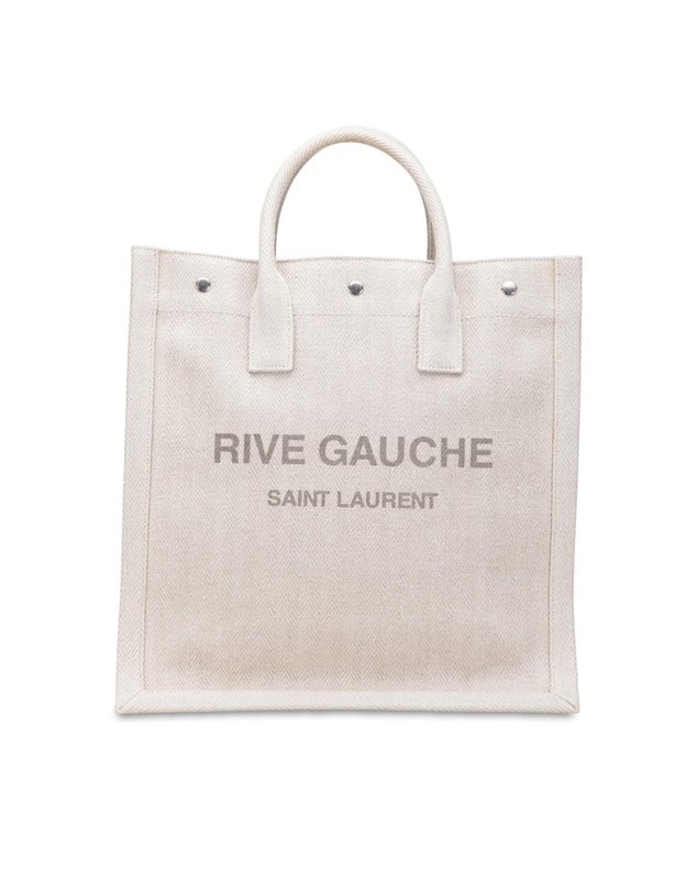 Pre-Loved by Azura Reborn - Pre-Loved Canvas Rive Gauche North South Tote