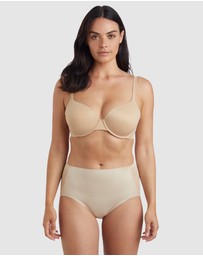 Naomi & Nicole - Light Shaping High Waist Everyday Shapewear Brief (Pack of 2)