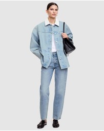 ARKET - Corduroy-Collar Denim Jacket