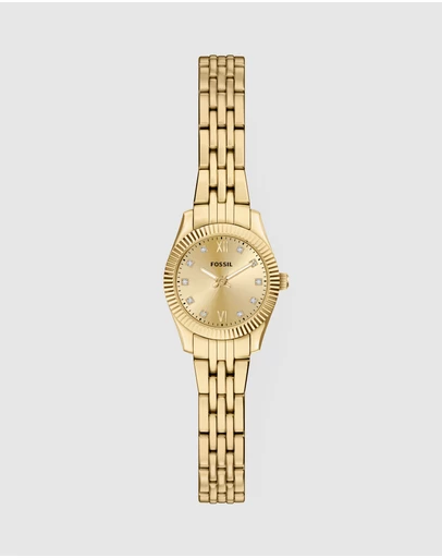 Fossil - Scarlette Gold Tone Analogue Watch