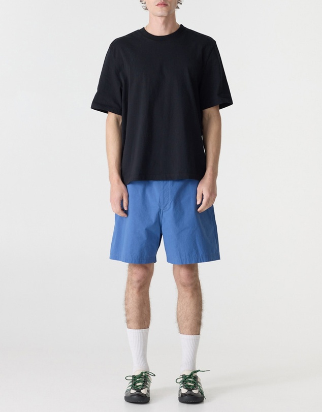 Bassike - Crushed Cotton Pull On Shorts
