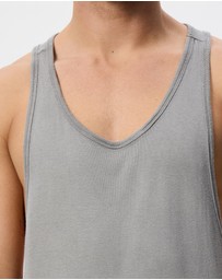 Surrounded By Ghosts - Lawsonite Rib Knit Singlet
