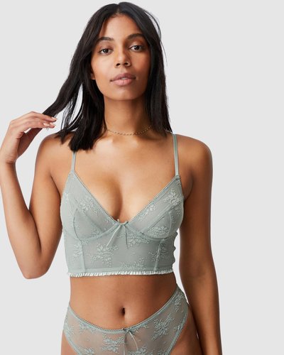Cherry Blossom Longline Bralette