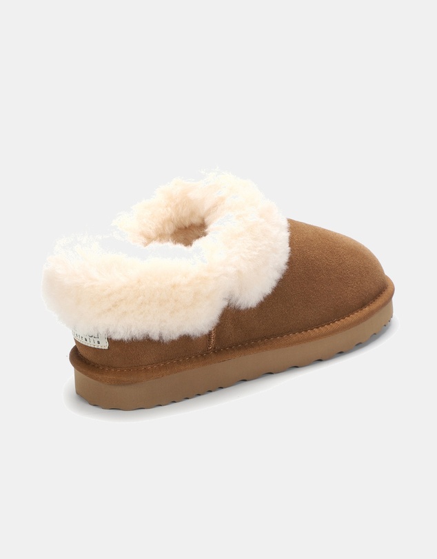 AusWooli Ugg Boots - Coogee Sheepskin Cozy Ankle Slippers