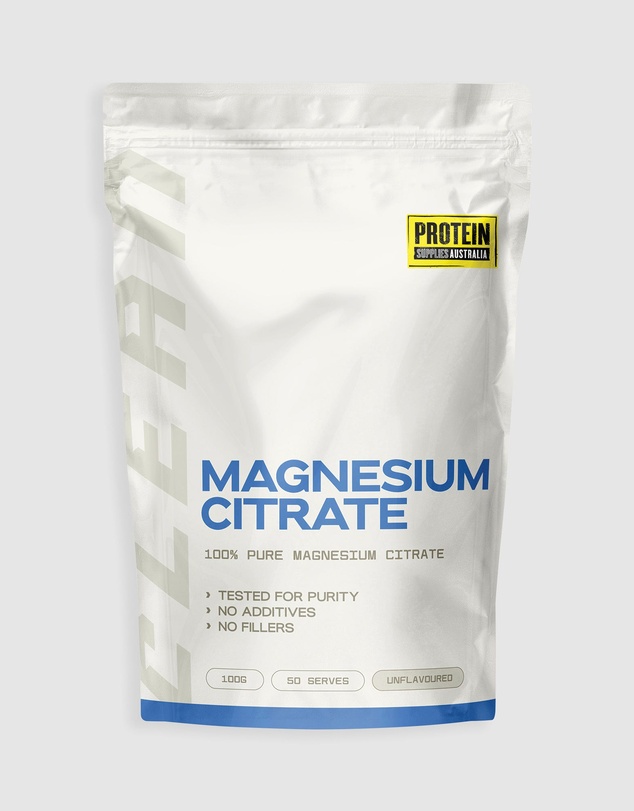 Protein Supplies Australia - 100% Pure Magnesium Citrate - 100g