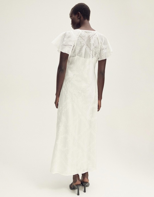 M.N.G - Moss Embroidered Dress