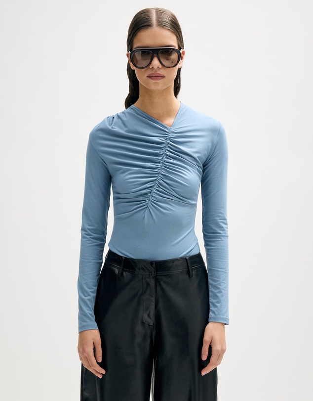 Minima Esenciales - Tore Gathered Jersey Bodysuit