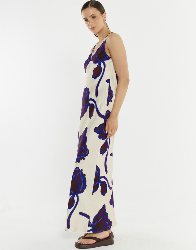Sass - Jade Satin Slip Dress