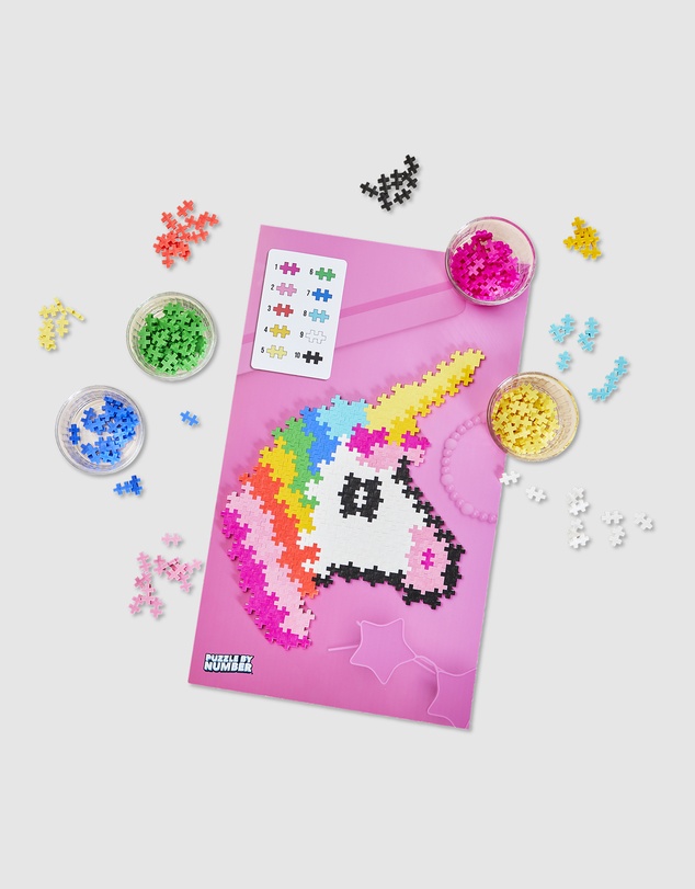 Plus Plus - Puzzle by Number - Unicorn 250pcs