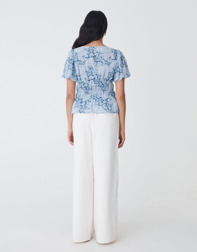 Forcast - Angie Elastic Waist Top
