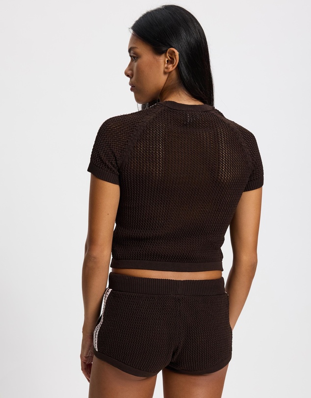 adidas Originals - Knitted Crochet Cali Tee
