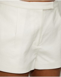 Dazie - Mirage Linen Blend Mini Shorts