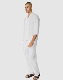Justin Cassin - Vanity Sheer Stripe Top