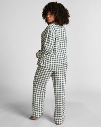Hunkemoller - Long Sleeve Twill Print PJ Set