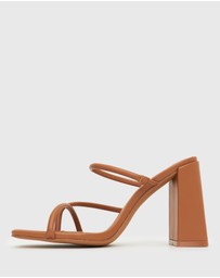 Betts - Shaq High Block Heel Mules